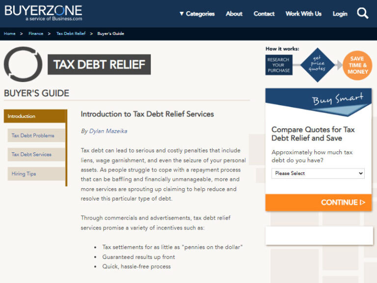 Best Tax Relief Services Companies